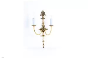 Image of Eden Polished Brass Candle Wall Lamp