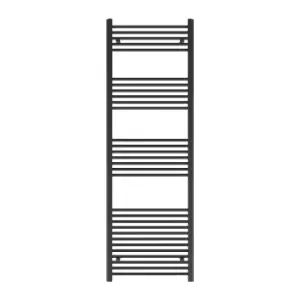 Image of VURTU5 Ladder Style Heated Towel Rail Radiator with 30 Horizontal Round Tubes 1800mm x 600mm - Anthracite