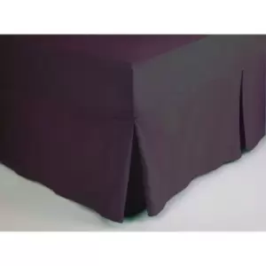 Image of Fitted Sheet Valance Double Mauve