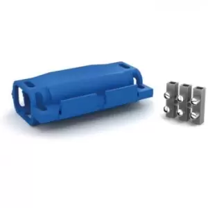 Image of Wiska Shark Insulating Connector Joint 5A 3 Core Blue - SH0315W