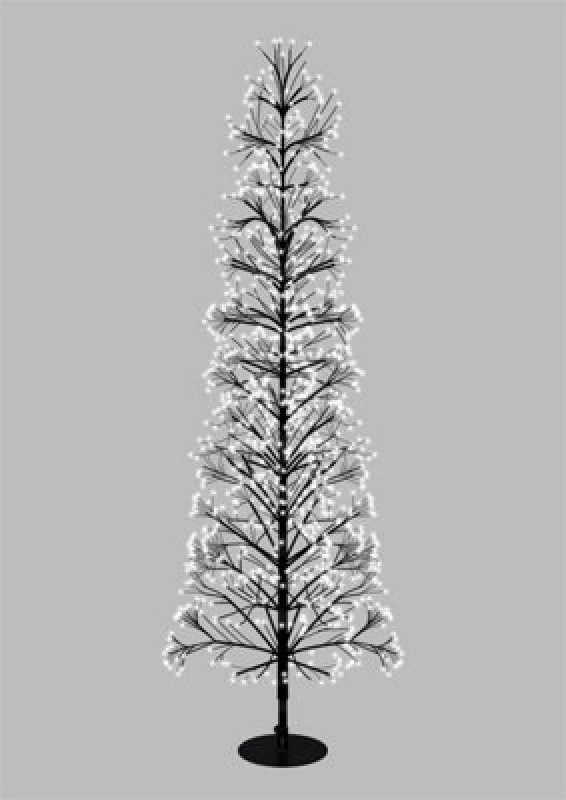 Image of Xmas Haus 1.5M 2000 Ww Micro LED Black Tree