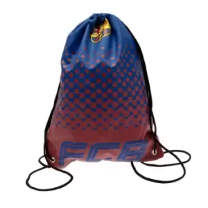 Image of FC Barcelona Fade Design Drawstring Gym Bag (44 x 33cm) (Blue/Red)