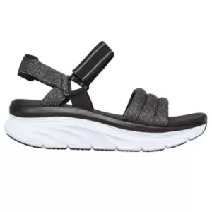Image of Skechers D'Lux Walker Womens Sandals - Black