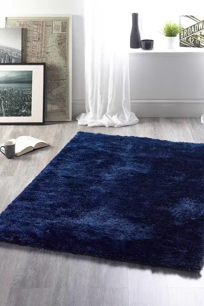 Image of Origin 'Glamour/Shimmer' Rug Indigo
