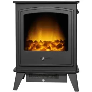 Image of Dorset Electric Stove in Black - Adam