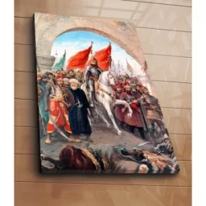 Image of 70100C-021 Multicolor Decorative Canvas Painting