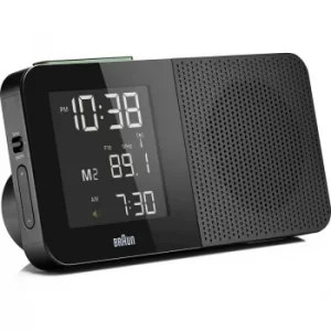 Image of Braun Clocks Digital Radio Alarm Clock Radio Controlled