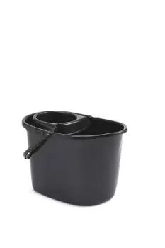 Image of Whitefurze 15L Deluxe Mop Bucket, Black
