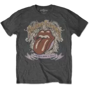 Image of The Rolling Stones - It's Only Rock & Roll Unisex X-Large T-Shirt - Grey