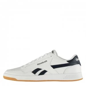 Image of Reebok Technique Leather Trainers Mens - White/Navy/Gum