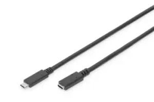 Image of Digitus USB Type-C extension cable, Type-C - C