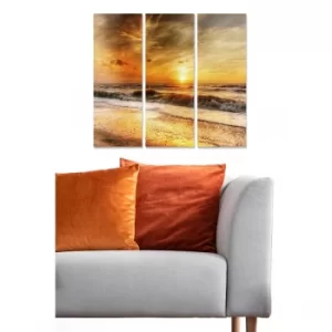 Image of MDF2334304 Multicolor Decorative MDF Painting (3 Pieces)