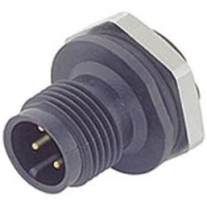 Image of Binder 09 0431 87 04 M12 Sensor Actuator Connector Screw Cap Straight