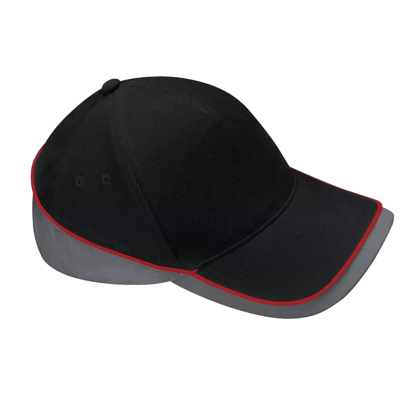 Image of Beechfield Beechfield Men Teamwear Competition Cap in Black One Size Male 5063425297658