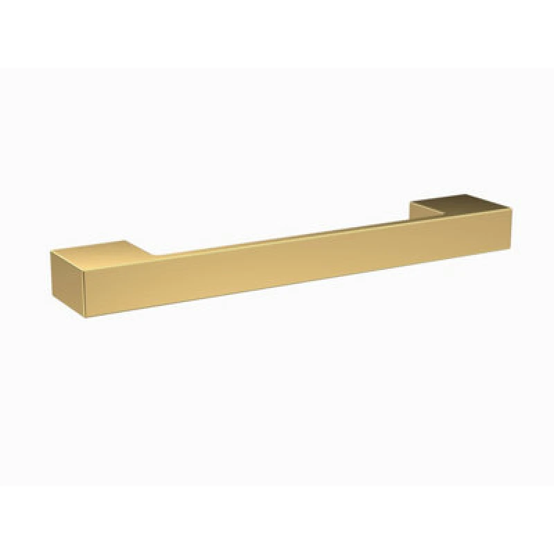 Image of Balterley Square D Shape Furniture Handle 152mm 128mm Centres Brushed Brass Bronze