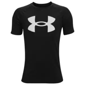 Image of Under Armour Tech Big Logo SS - Black