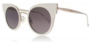 Image of Max Mara MM Ilde I Sunglasses Ivory / Gold 25A 46mm