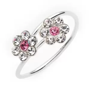 Image of Sterling Silver Flower Toe Ring