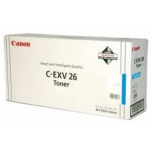 Image of Canon CEXV26 Cyan Laser Toner Ink Cartridge