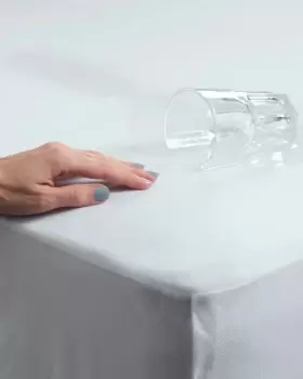 Image of Cotton Traders Soft Waterproof Mattress Protector in White