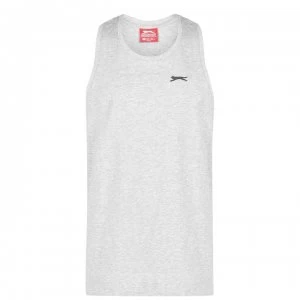 Image of Slazenger Muscle Vest Mens - Grey Marl