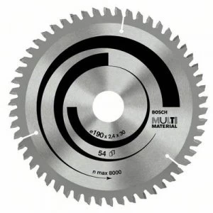 Image of Bosch Accessories Multi Material 2608640503 Carbide metal circular saw blade 160 x 20 x 2.4mm Number of cogs: 42