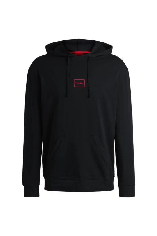 Image of HUGO Laze Lounge Pullover Hoodie Black XL