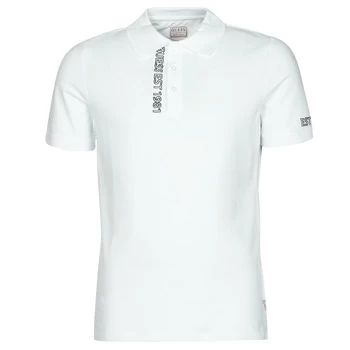 Image of Guess LYLE SS POLO mens Polo shirt in White - Sizes XXL,S,L,XL,XS