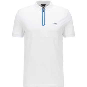 Image of Hugo Boss Athleisure Philix Polo Shirt White Size L Men