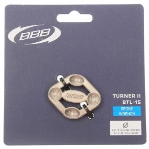 Image of BBB Turner 2 Spoke Key - Silver