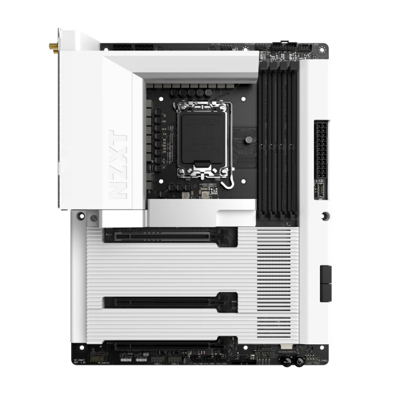 Image of NZXT N7 Z890 Matte White Intel ATX DDR5 WIFI 7 Motherboard LGA 1851 - N7-Z89XT-W1