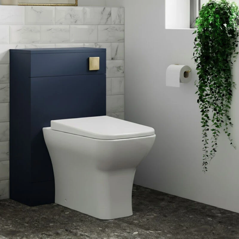 Image of nuie 500mm WC Unit - Midnight Blue NVF2941