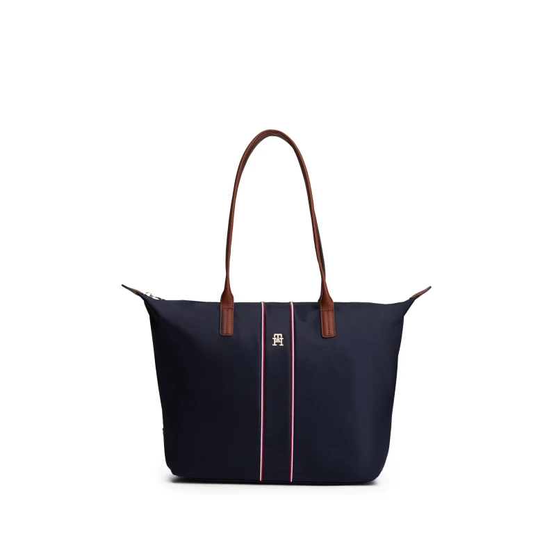 Image of Tommy Hilfiger Womens Popette Tote Bags Blue Corp female One Size
