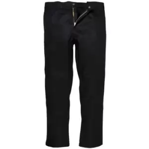 Image of BZ30BKRM - sz M Bizweld Trousers - Black - Black - Portwest