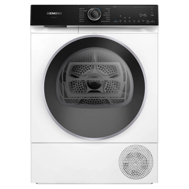 Image of Siemens IQ-500 WQ46H2D9GB 9Kg Heat Pump Tumble Dryer - White - A+++ Rated