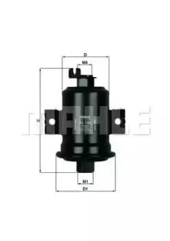Image of Fuel Filter KL140 78756249 by MAHLE Original