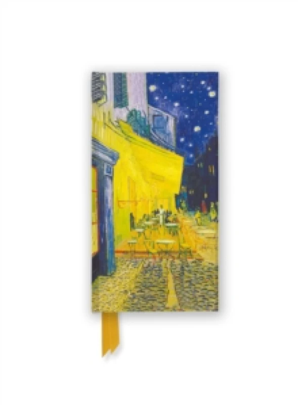 Image of Vincent van Gogh: Cafe Terrace (Foiled Slimline Journal) Notebook / blank book