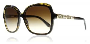 Image of Bvlgari BV8181B Sunglasses Havana / Glitter Gold 535313 56mm