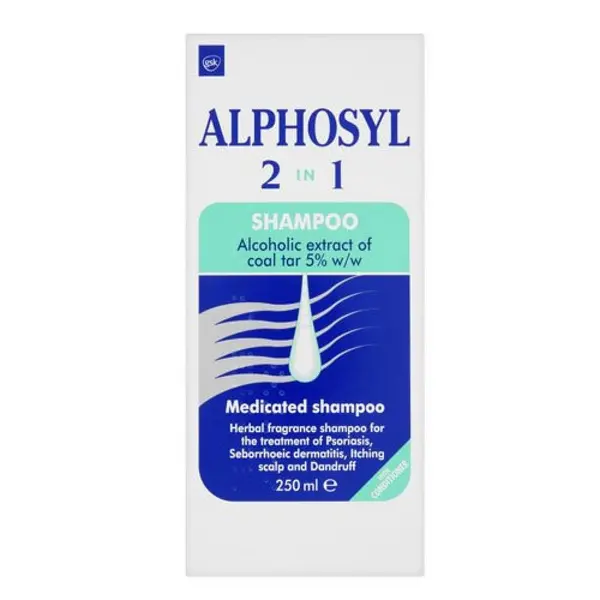Image of Alphosyl 2 in 1 Medicated Shampoo 250ml