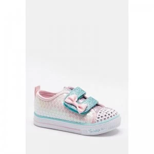 Image of Skechers Shuffle Lite Mermaid Light Up Infant Trainers