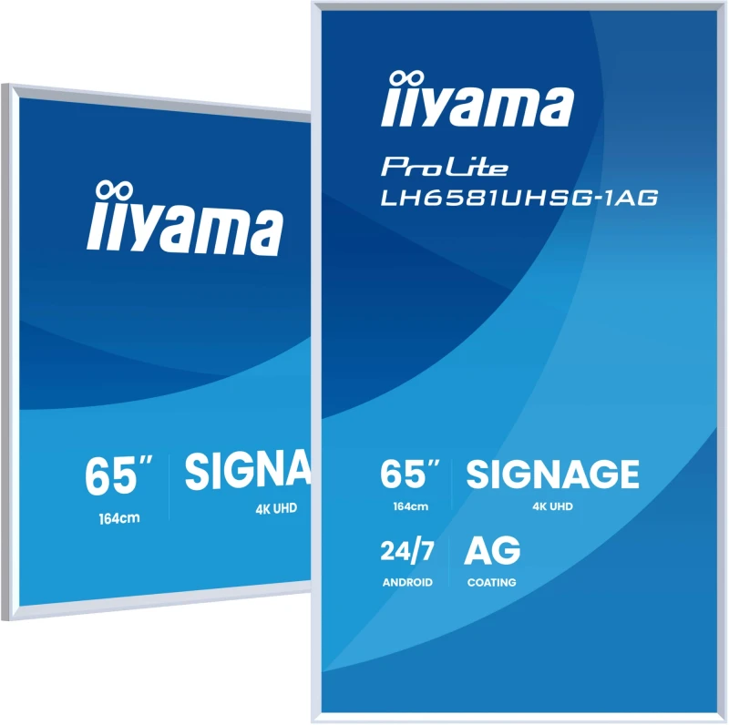 Image of iiyama LH6581UHSG-1AG Signage Display Digital signage flat panel 163.8