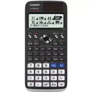 Image of Casio FX-991DE X Engineering calculator Black Display (digits): 12 solar-powered, battery-powered (W x H x D) 77 x 11 x 166 mm