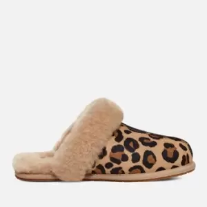 Image of UGG Womens Scuffette Ii Spotty Sheepskin Slippers - Natural - UK 3