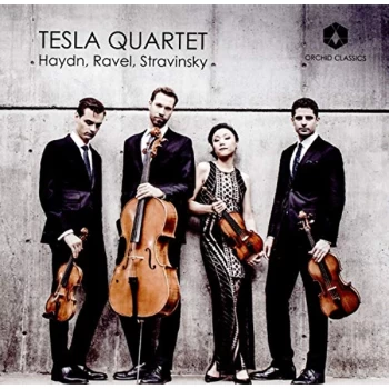 Image of Tesla Quartet - Tesla Quartet: Haydn/Ravel/Stravinsky CD