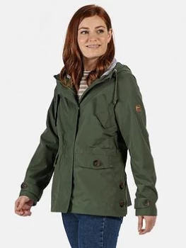 Image of Regatta Green 'Ninette' Waterproof Hooded Jacket - 8