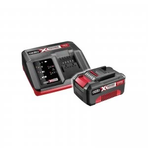 Image of Ozito PXBC-004U 18v Cordless Fast Battery Charger and Battery 4ah 4ah