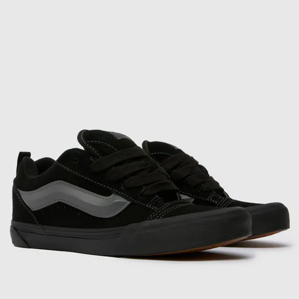 Image of Vans Black knu skool Youth trainers Black UK 5 (EU 38)