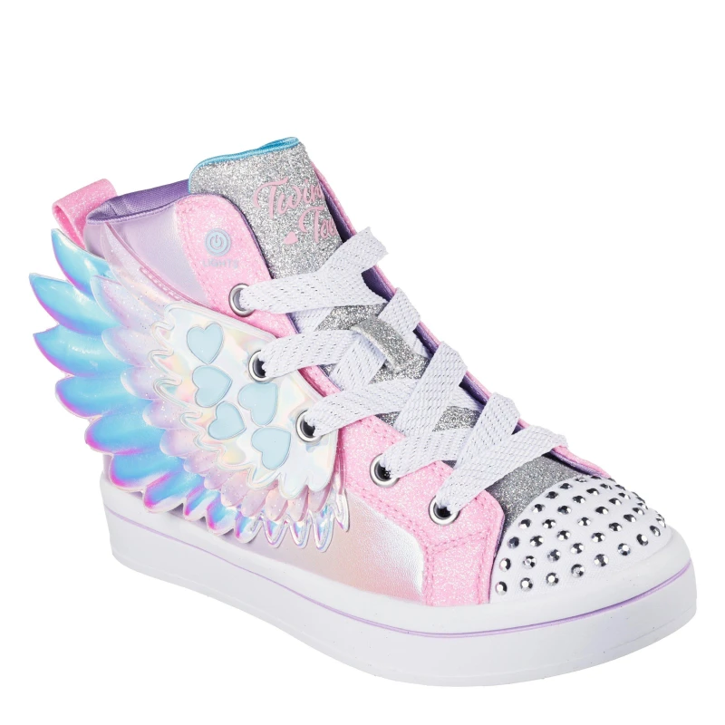 Image of Skechers TwiLites2.0 Pink/Multi unisex C11.5 (29)