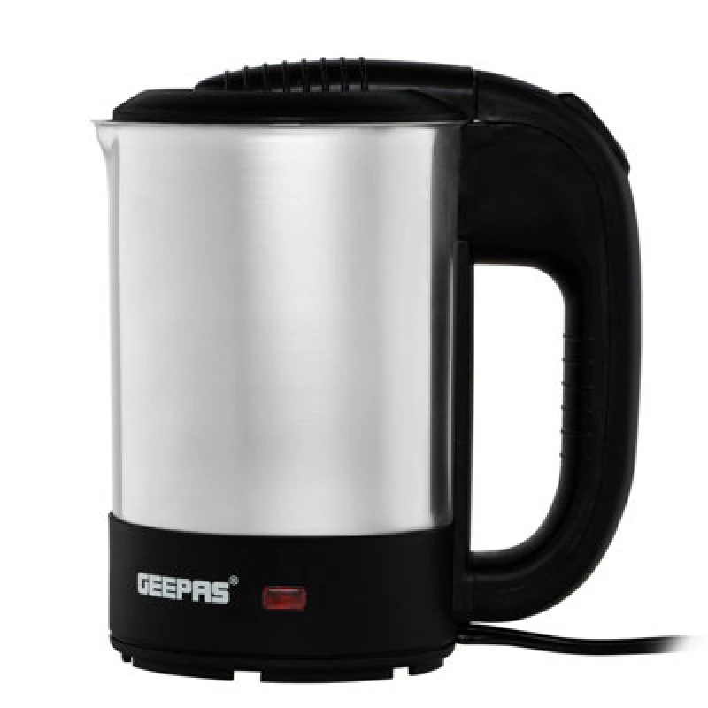 Image of Geepas 500ml Stainless Steel Travel Kettle DC 24V Silver