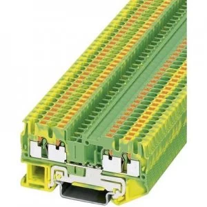Image of Phoenix Contact PT 2,5-QUATTRO-PE 3209594 Tripleport PG terminal Number of pins: 4 0.14 mm² 2.5 mm² Green, Yellow